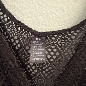 George Brown Crochet Top